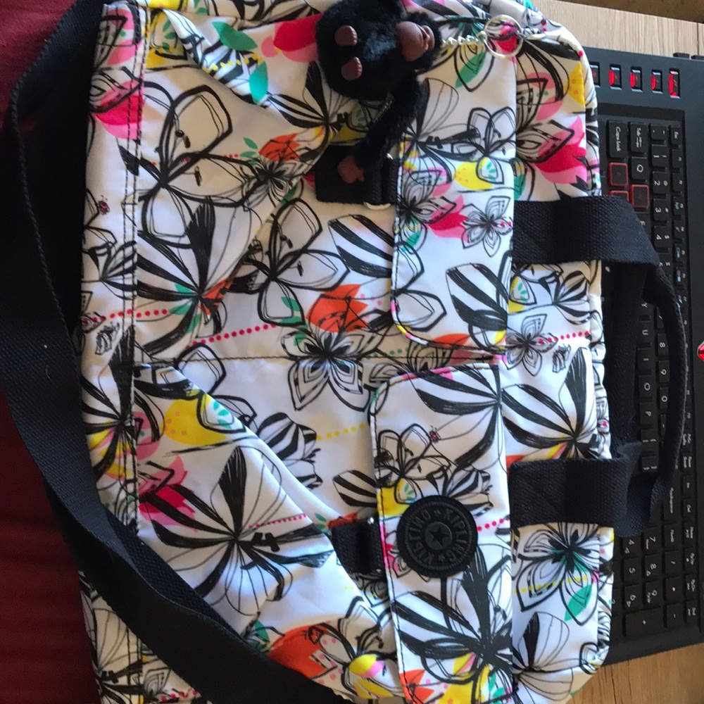 18 wide x 12 1/2 tall Kipling tote